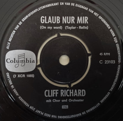 Cliff Richard - Nur Bei Dir Bin Ich Zu Haus (Wind Me Up) Vinyl Singles Vinyl Very Good (VG) <br> Hoes Generic
