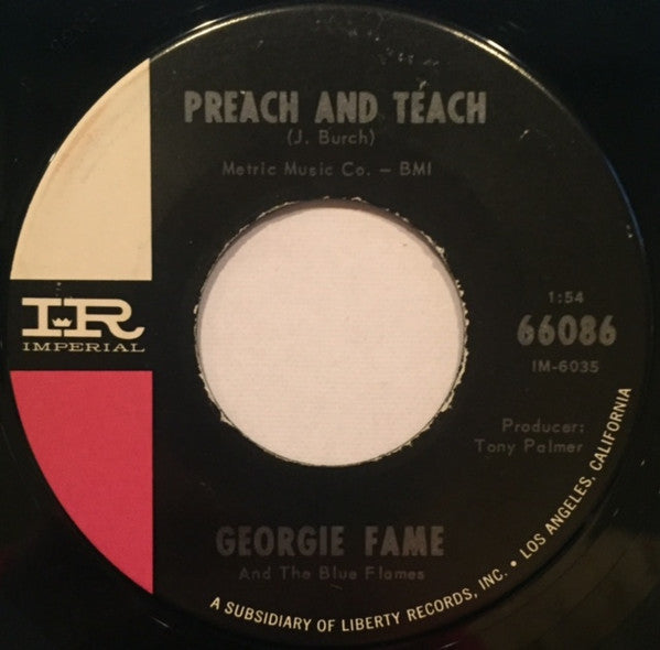 Georgie Fame & The Blue Flames - Yeh, Yeh Vinyl Singles Vinyl Goed / Hoes Generic