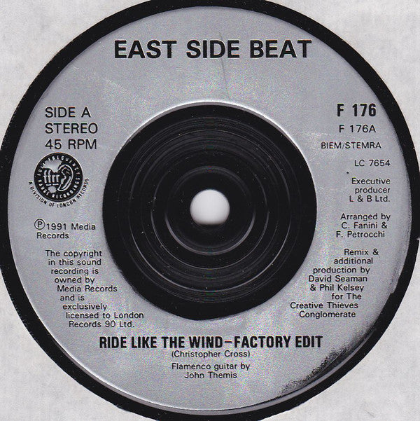 East Side Beat - Ride Like The Wind 12500 Vinyl Singles VINYLSINGLES.NL