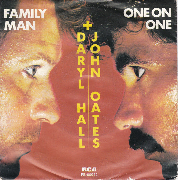 Daryl Hall & John Oates - Family Man Vinyl Singles Vinyl Very Good (VG) <br> Hoes Good Plus (G+)