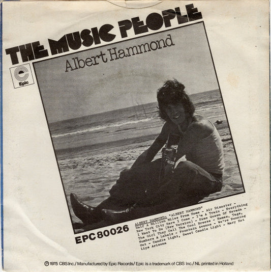 Albert Hammond - Half A Million Miles From Home Vinyl Singles Vinyl Zeer Goed / Hoesje Goed "VINYLSINGLES.NL"