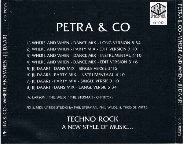 Petra & Co - Where And When / Jij Daar! (CD) Compact Disc Goede Staat