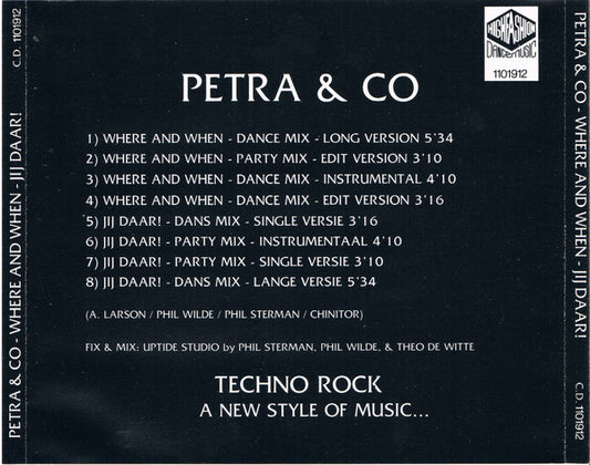 Petra & Co - Where And When / Jij Daar! (CD)