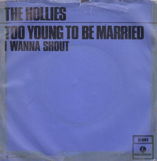 Hollies - Too Young To Be Married 38499 (B) Vinyl Singles VINYLSINGLES.NL