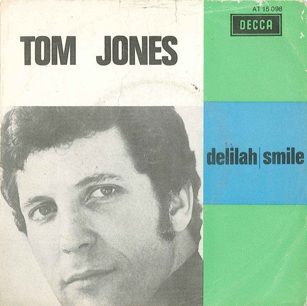 Tom Jones - Delilah Vinyl Singles Vinyl Very Good (VG) <br> Hoes Good Plus (G+)