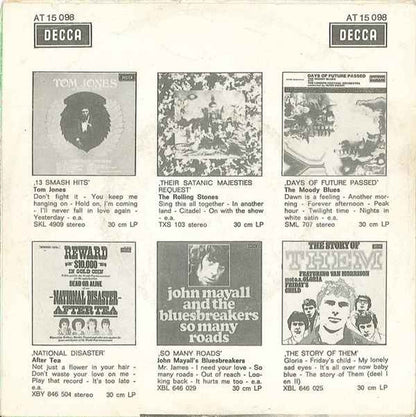 Tom Jones - Delilah Vinyl Singles Vinyl Very Good (VG) <br> Hoes Good Plus (G+)