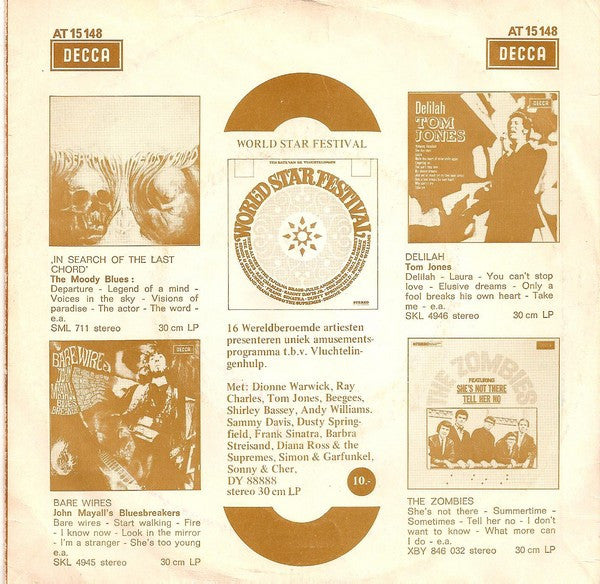 Tom Jones - Without Love Vinyl Singles Vinyl Very Good (VG) <br> Hoes Good Plus (G+)