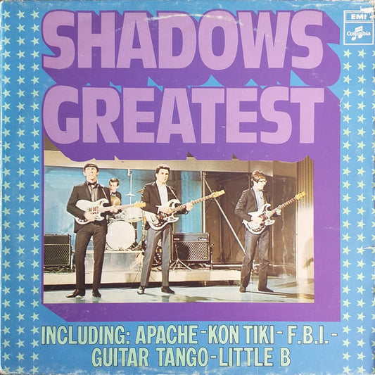 Shadows - Shadows Greatest (LP) Vinyl LP Vinyl Very Good (VG) <br> Hoes Good Plus (G+)