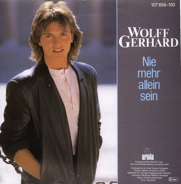 Wolff Gerhard - Nie Mehr Allein Sein 34656 Vinyl Singles Goede Staat