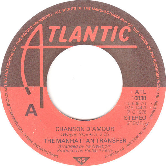 Manhattan Transfer - Chanson D'Amour