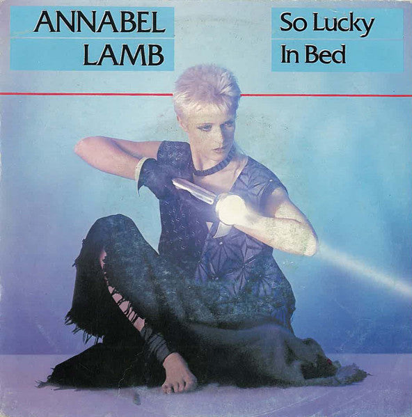 Annabel Lamb - So Lucky In Bed Vinyl Singles Vinyl Very Good (VG) <br> Hoes Good Plus (G+)