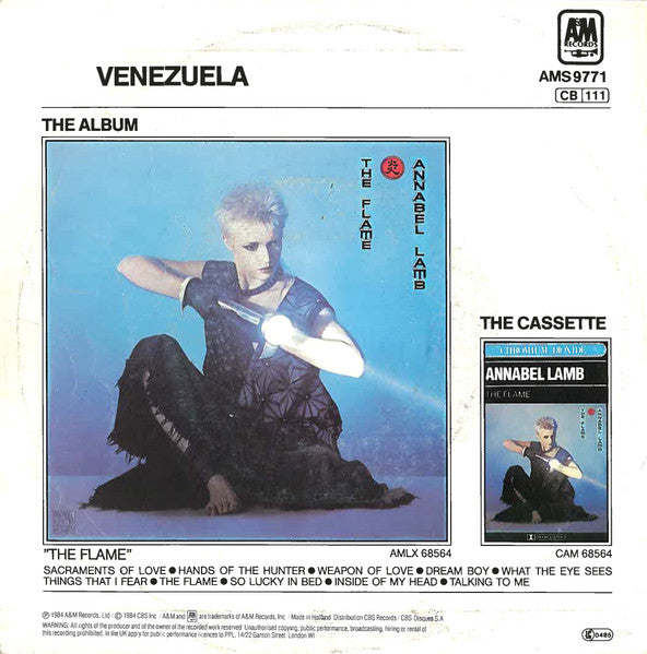 Annabel Lamb - So Lucky In Bed Vinyl Singles Vinyl Very Good (VG) <br> Hoes Good Plus (G+)