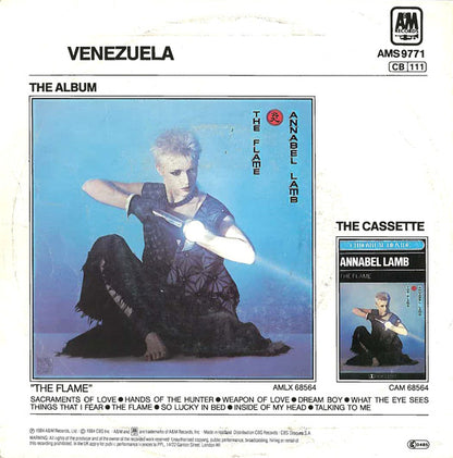 Annabel Lamb - So Lucky In Bed Vinyl Singles Vinyl Very Good (VG) <br> Hoes Good Plus (G+)