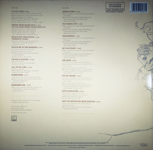 Diana Ross - All The Great Hits (LP) Vinyl LP Vinyl Very Good (VG) <br> Hoes Good Plus (G+)