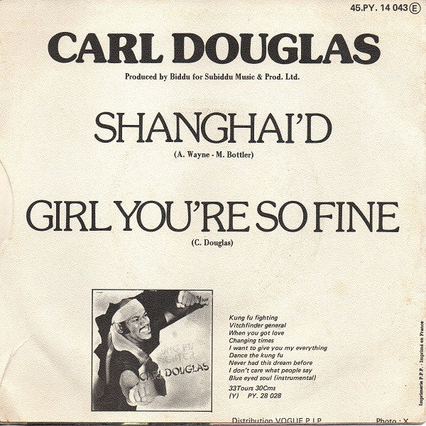 Carl Douglas - Shanghai'd 36418 Vinyl Singles Goede Staat