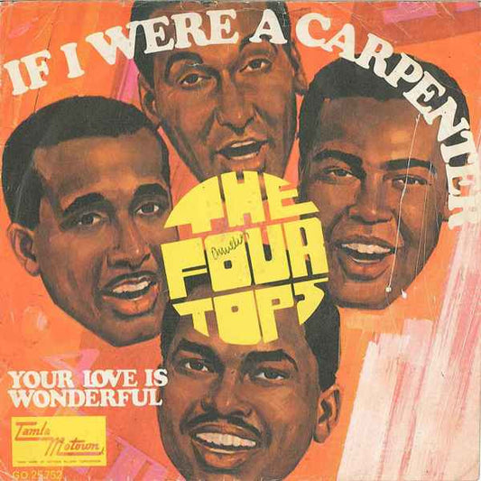 Four Tops - If I Were A Carpenter 18595 (B) Vinyl Singles Gebruikssporen!