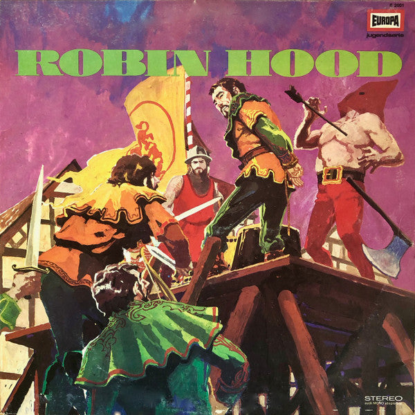 Eberhard Alexander-Burgh ‎- Robin Hood (LP) Vinyl LP Vinyl Very Good (VG) <br> Hoes Good Plus (G+)