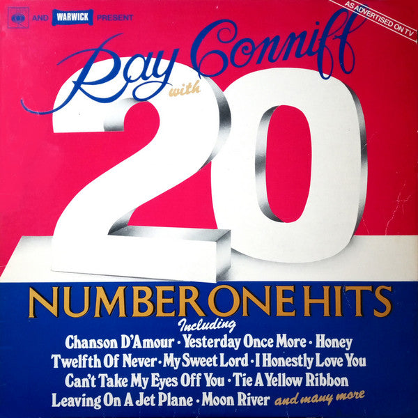 Ray Conniff - 20 Number One Hits (LP)