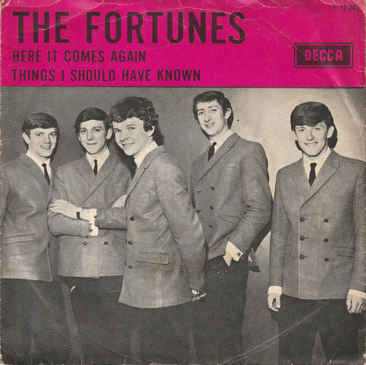 Fortunes - Here It Comes Again 40855 Vinyl Singles Vinyl Very Good (VG) <br> Hoes Good Plus (G+)