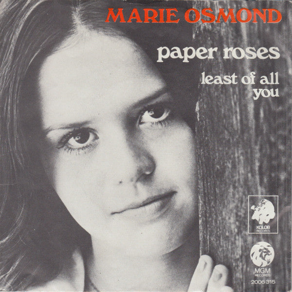 Marie Osmond - Paper Roses 12739 (B) Vinyl Singles Goede Staat