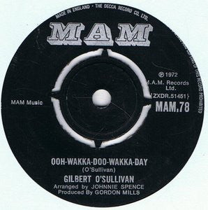 Gilbert O'Sullivan - Ooh-Wakka-Doo-Wakka-Day 18477 38882 36662 Vinyl Singles Hoes: Generic