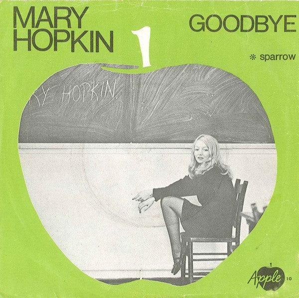 Mary Hopkin - Goodbye Vinyl Singles Vinyl Very Good (VG) <br> Hoes Good Plus (G+)