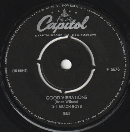 Beach Boys - Good Vibrations Vinyl Singles Vinyl Very Good (VG) <br> Hoes Generic
