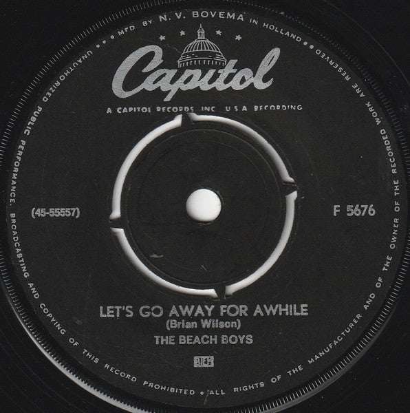 Beach Boys - Good Vibrations Vinyl Singles Vinyl Very Good (VG) <br> Hoes Generic