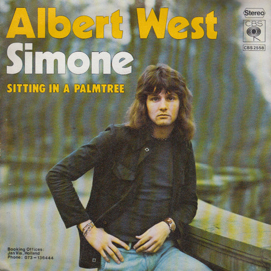 Albert West - Simone 43424 Vinyl Singles Vinyl Very Good (VG) <br> Hoes Good Plus (G+)