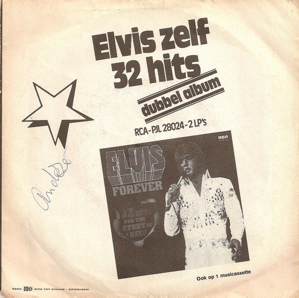 Elvis Presley - My Boy Vinyl Singles Vinyl Very Good (VG) <br> Hoes Good Plus (G+)