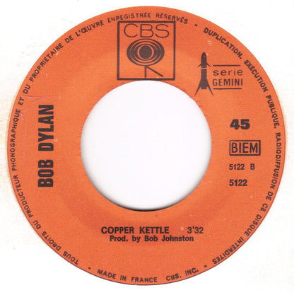 Bob Dylan - Wigwam Vinyl Singles Vinyl Very Good (VG) <br> Hoes Generic