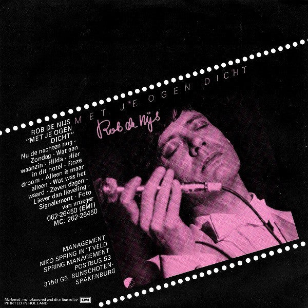 Rob de Nijs - Zondag Vinyl Singles Vinyl Very Good (VG) <br> Hoes Good Plus (G+)