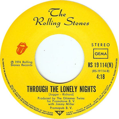 Rolling Stones - It's Only Rock'n'Roll Vinyl Singles Vinyl Very Good (VG) <br> Hoes Generic