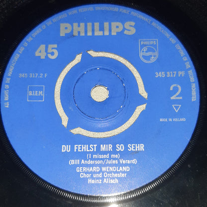 Gerhard Wendland - Tanze Mit Mir In Den Morgen (Mitternachts-Tango) Vinyl Singles Vinyl Goed / Hoes Generic