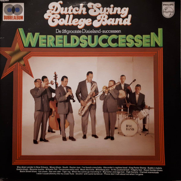 Dutch Swing College Band - De 28 Grootste Dixieland-Successen (LP) Vinyl LP Vinyl (VG) <br> Hoes (G+)
