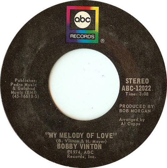 Bobby Vinton - My Melody Of Love
