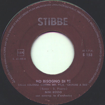 Nini Rosso - Il Silenzio 39778 Vinyl Singles Hoes: Generic