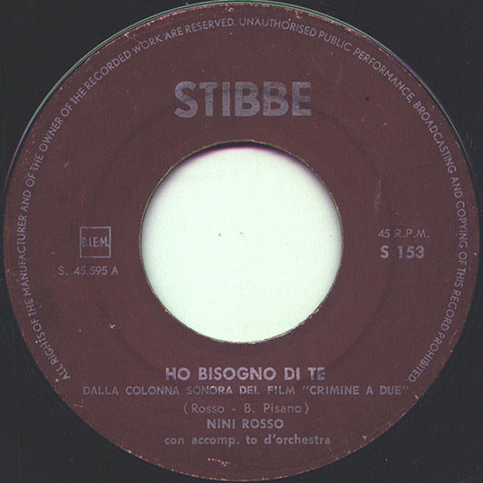 Nini Rosso - Il Silenzio 39778 Vinyl Singles Hoes: Generic