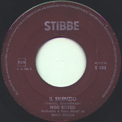 Nini Rosso - Il Silenzio 39778 Vinyl Singles Hoes: Generic