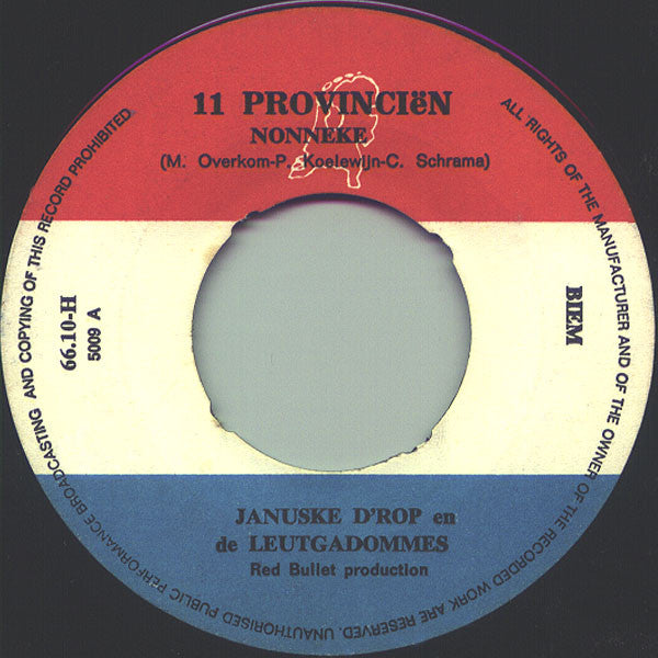 Januske D'rop En Leutgadommes - 't Nonneke Vinyl Singles Vinyl Goed / Hoes Generic