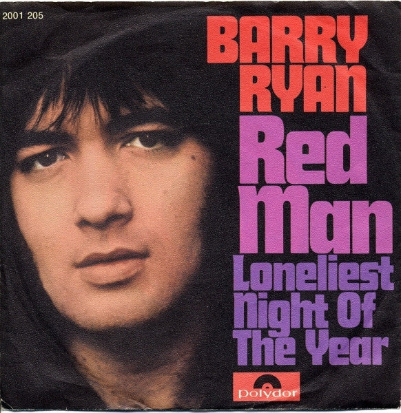 Barry Ryan - Red Man 33209 Vinyl Singles Goede Staat