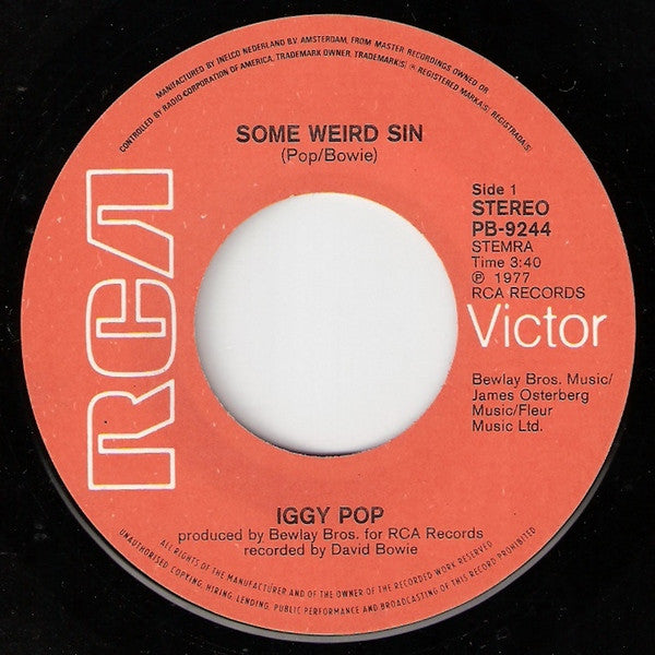 Iggy Pop - Some Weird Sin 17390 Vinyl Singles VINYLSINGLES.NL