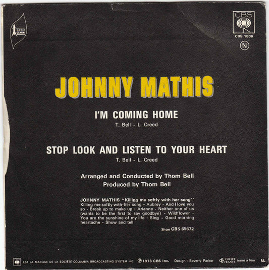 Johnny Mathis - I'm Coming Home