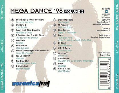 Various - Mega Dance '98 Volume 3 (CD) Compact Disc Goede Staat