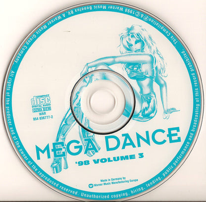 Various - Mega Dance '98 Volume 3 (CD) Compact Disc Goede Staat
