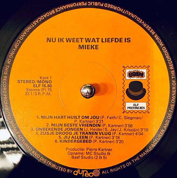 Mieke - Nu Ik Weet Wat Liefde Is (LP)