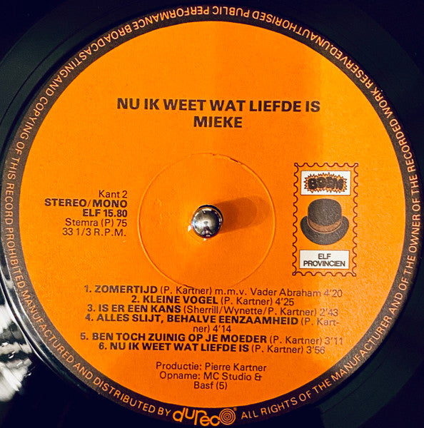 Mieke - Nu Ik Weet Wat Liefde Is (LP)