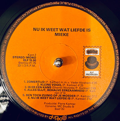 Mieke - Nu Ik Weet Wat Liefde Is (LP)