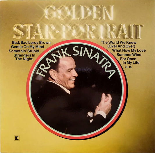 Frank Sinatra - Golden Star-Portrait Frank Sinatra (LP) Vinyl LP Vinyl Very Good (VG) <br> Hoes Good Plus (G+)
