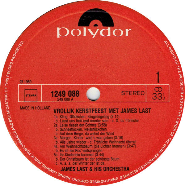 James Last - Vrolijk Kerstfeest Met James Last (LP) 44204
